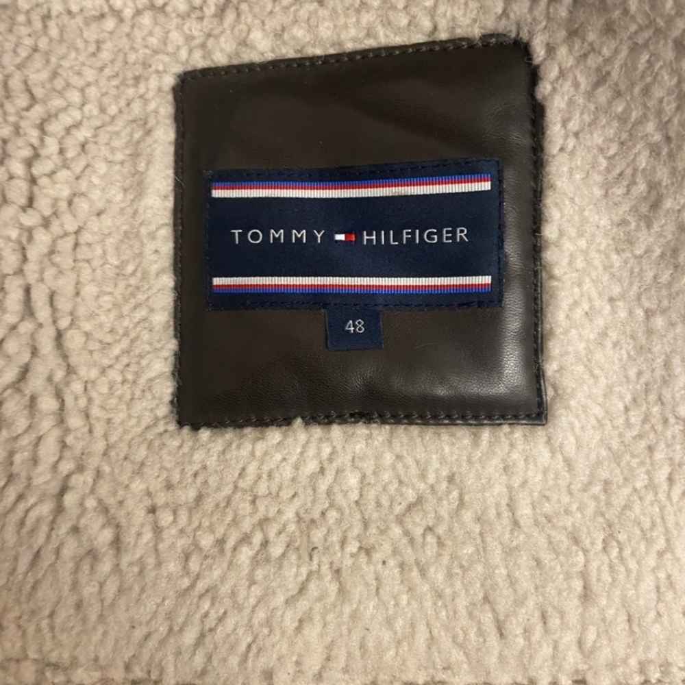 Tommy Hilfiger Collection 100% Shearling Leather Jacket - Picture 4 of 8